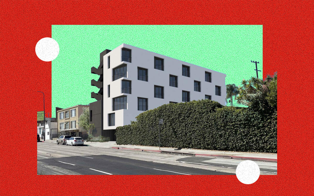 A rendering of 4827 South Crenshaw Boulevard (Hopson Rodstrom Design)