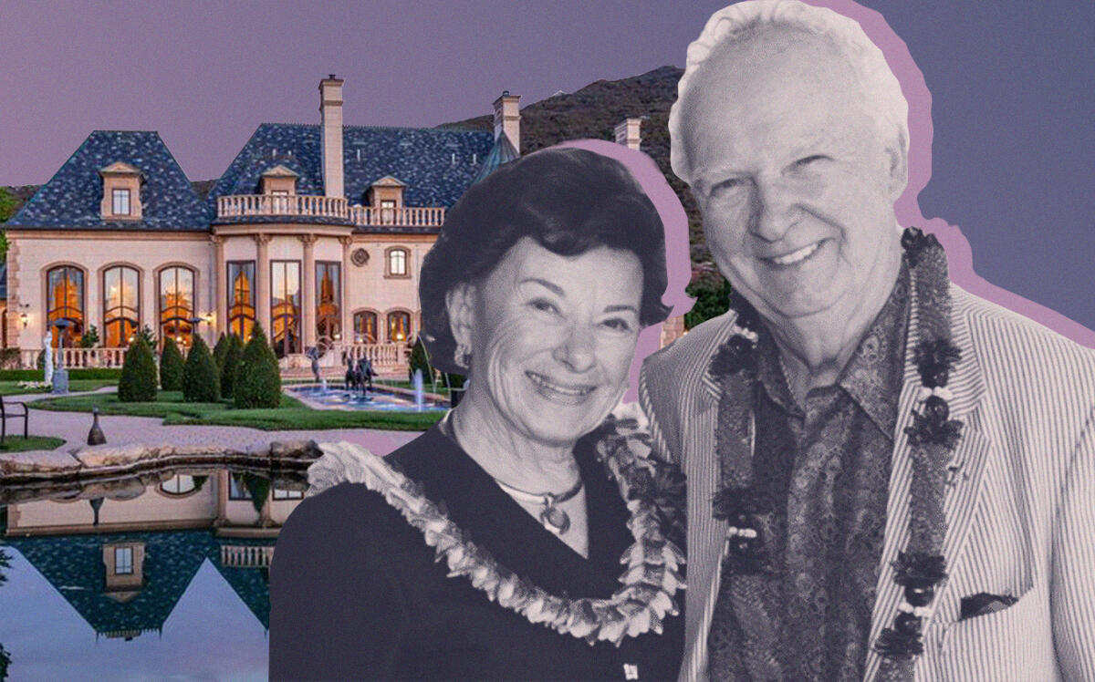 Edward and Marilyn Hogan with Chateau Plaisance (Hogan Family Foundation, Sotheby’s Concierge Auction)