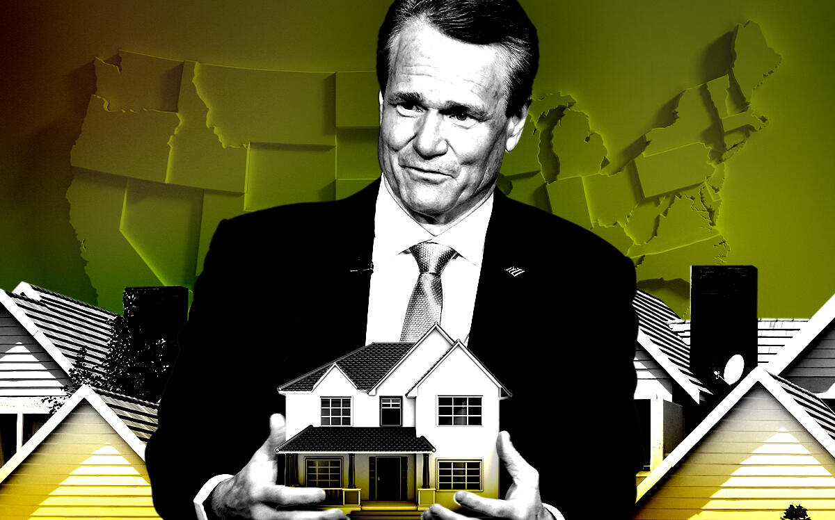 A photo illustration of Bank of America CEO Brian Moynihan (Getty Images)