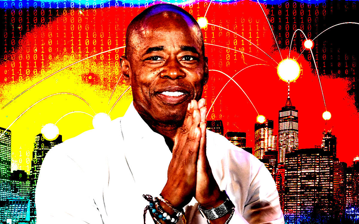 Mayor of New York City Eric Adams (Photo Illustration by Steven Dilakian for The Real Deal with Getty Images)