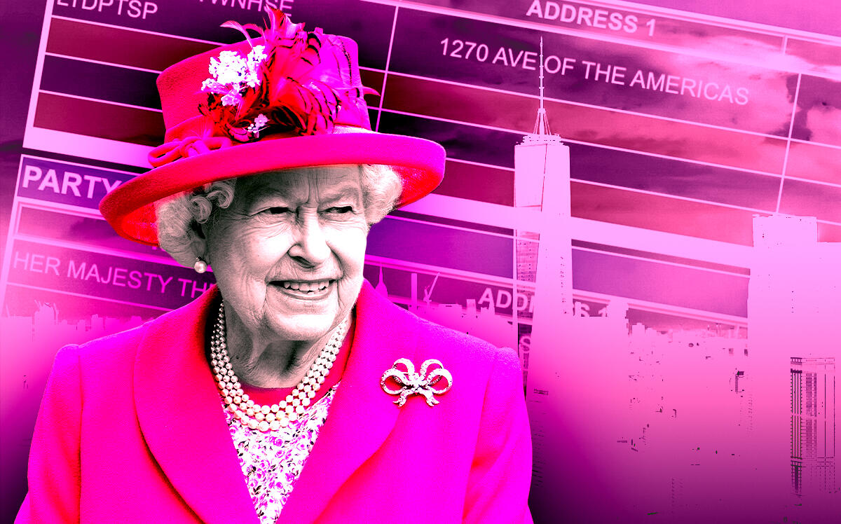 Queen Elizabeth (Photo Illustration by Steven Dilakian for The Real Deal with Getty Images)