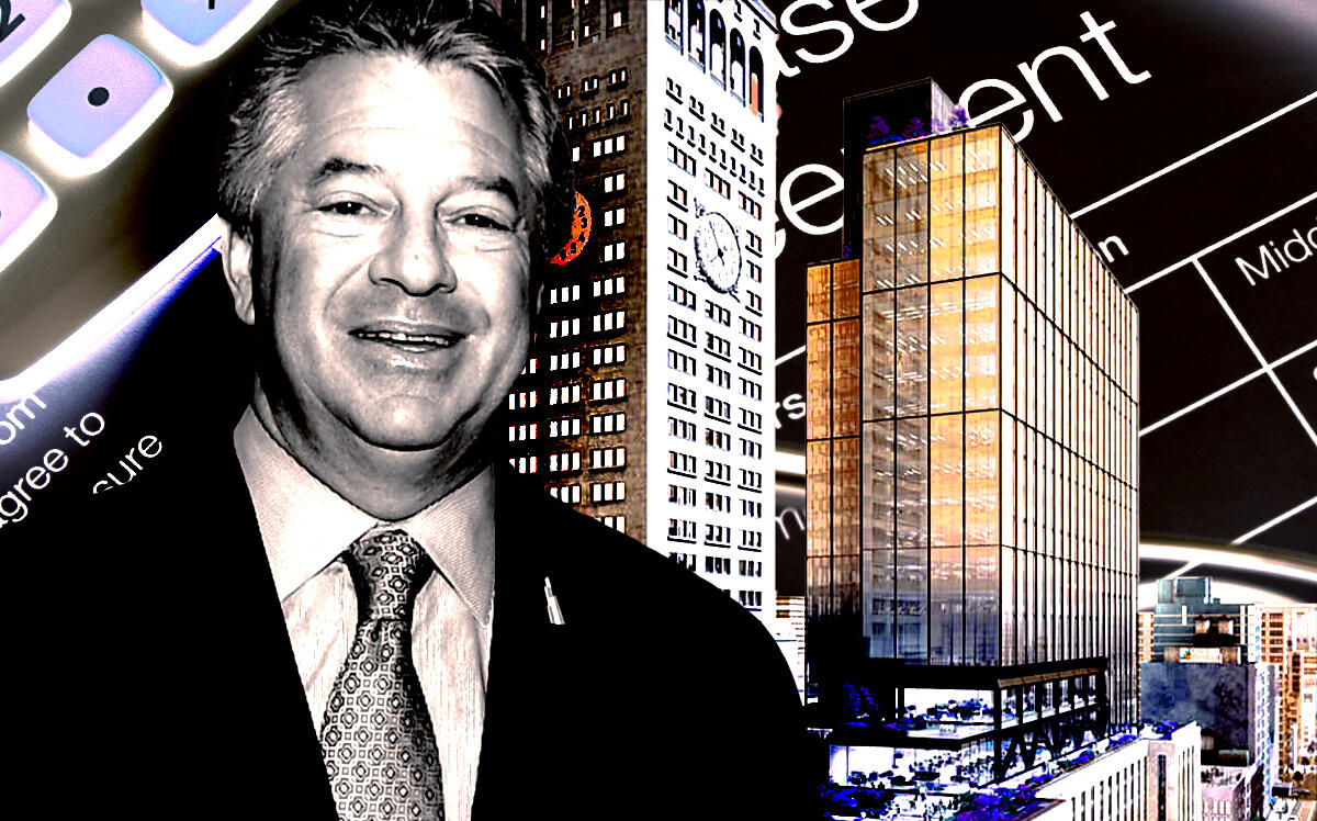 SL Green chairman Marc Holliday and One Madison Avenue (Getty Images, SL Green Realty Corp)