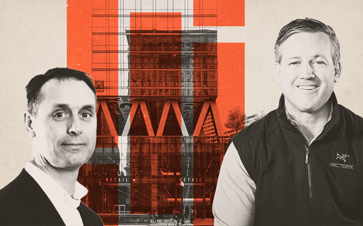 Sterling Bay's Andy Gloor, citizenM's Klaas van Lookeren Campagne (Sterling Bay, citizenM, Getty, Choose Chicago)
