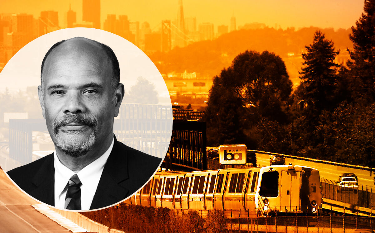 The Rockridge BART Station and Oakland Planning Director William Gilchrist (Getty, OaklandCA.gov)