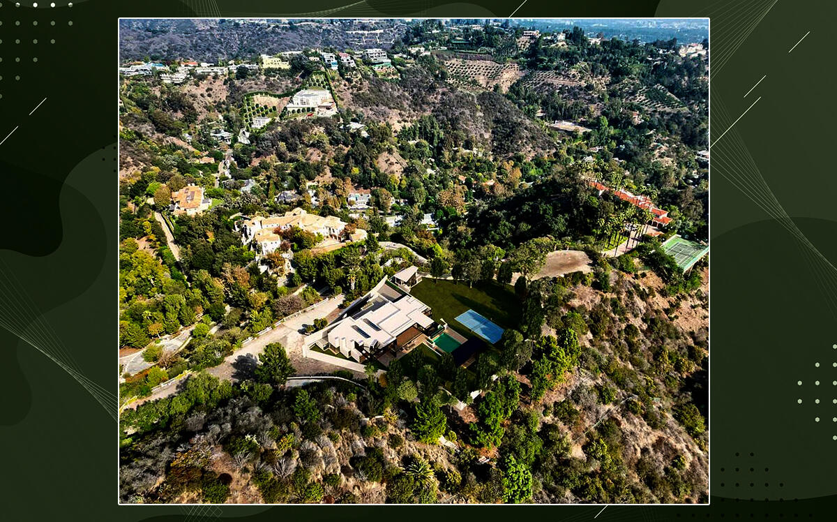 The parcel of land at 10701 Levico Way in Bel Air (Zillow, Getty)