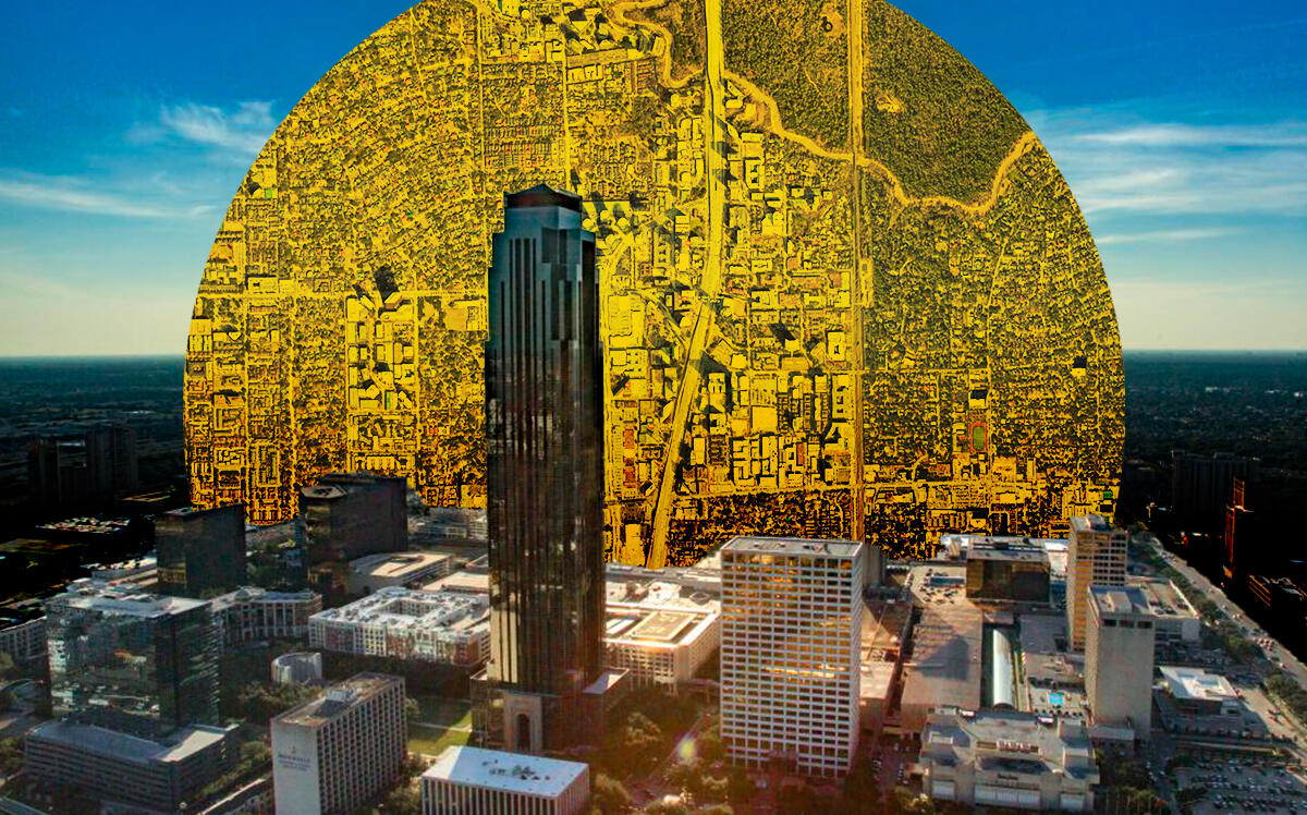 Uptown Houston (Google Maps, Illustration by The Real Deal with Getty)