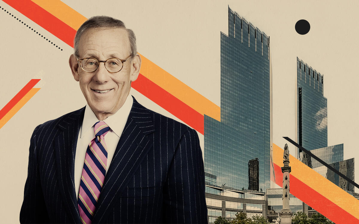 Related Companies' Stephen Ross and 25 Columbus Circle (Streeteasy, Getty, Related)