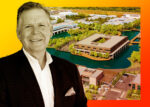 Midway CEO Bradley Freels  and a rendering of Watermark District at Woodcreek (Midway)