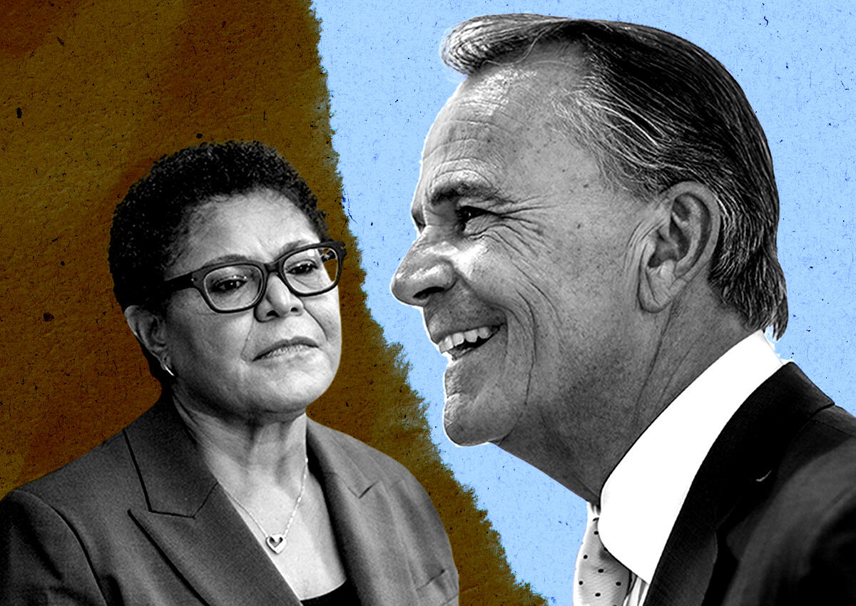 Rick Caruso Leads Karen Bass in Votes for LA Mayor