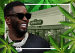 Sean Diddy Combs with Cannabist Villa Park (Getty, Google Maps)