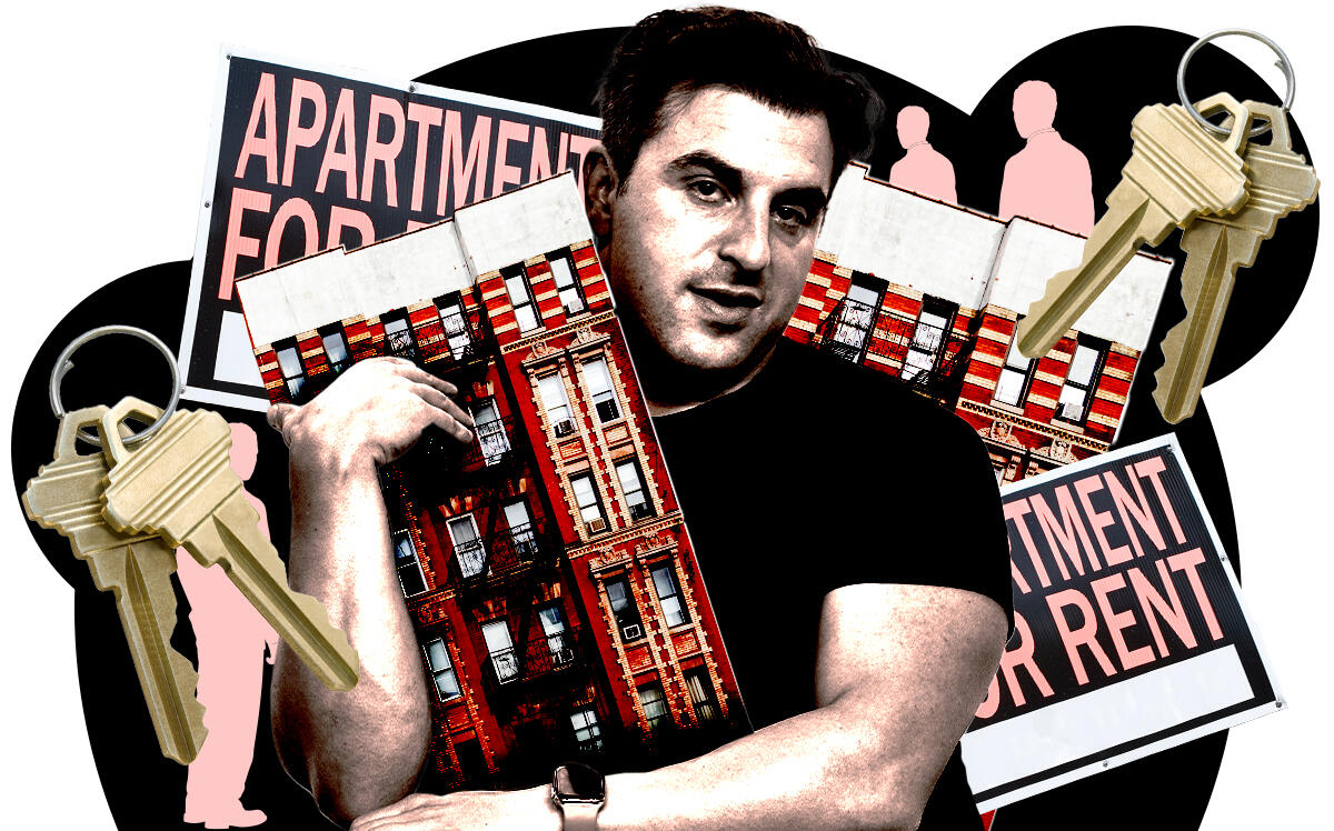 Airbnb co-founder and CEO Brian Chesky (Photo Illustration by Steven Dilakian for The Real Deal with Getty)