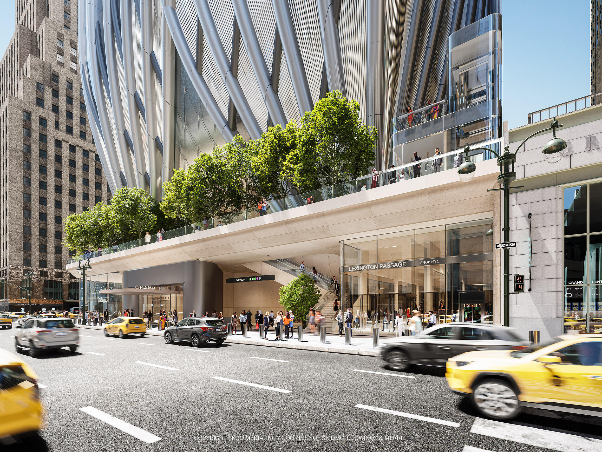 A rendering of 175 Park Avenue (Courtesy of Skidmore, Owings & Merrill)