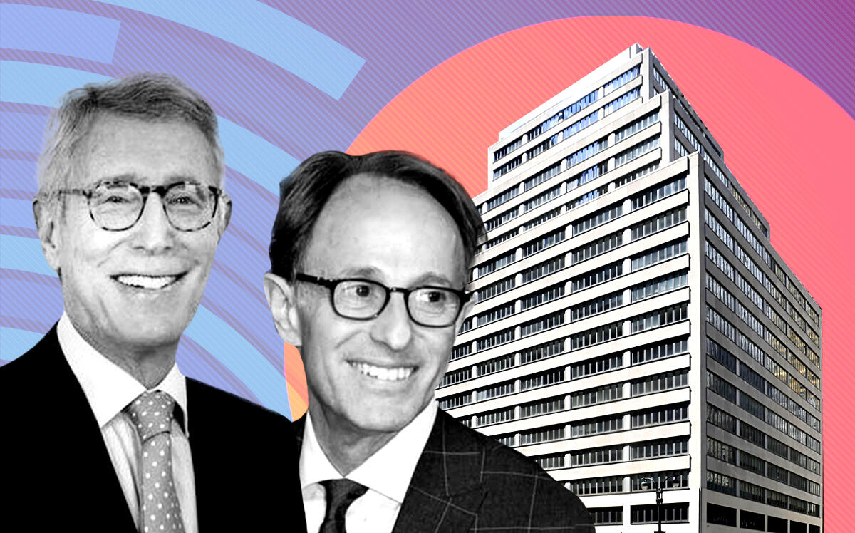 From left: ATCO’s H. Dale Hemmerdinger and Ruben Companies’ Richard Ruben with 630 Third Avenue