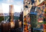 50 West 66th Street and the One57 building at 157 West 57th Street (Extell Development, One57)