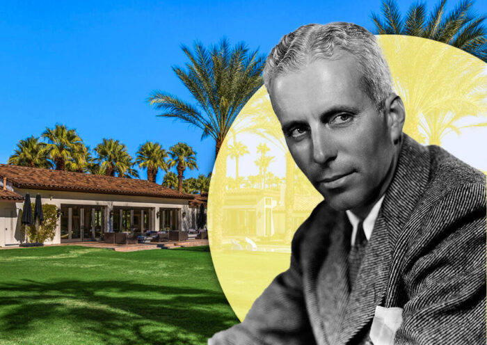 Hollywood film director Howard Hawks and 1455 North Vine Avenue, Palm Springs (Getty, Compass)