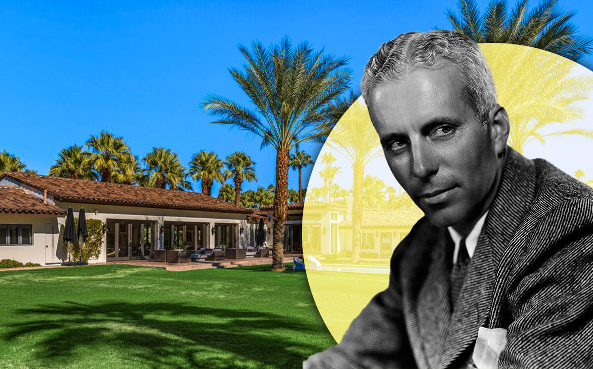 Hollywood film director Howard Hawks and 1455 North Vine Avenue, Palm Springs (Getty, Compass)