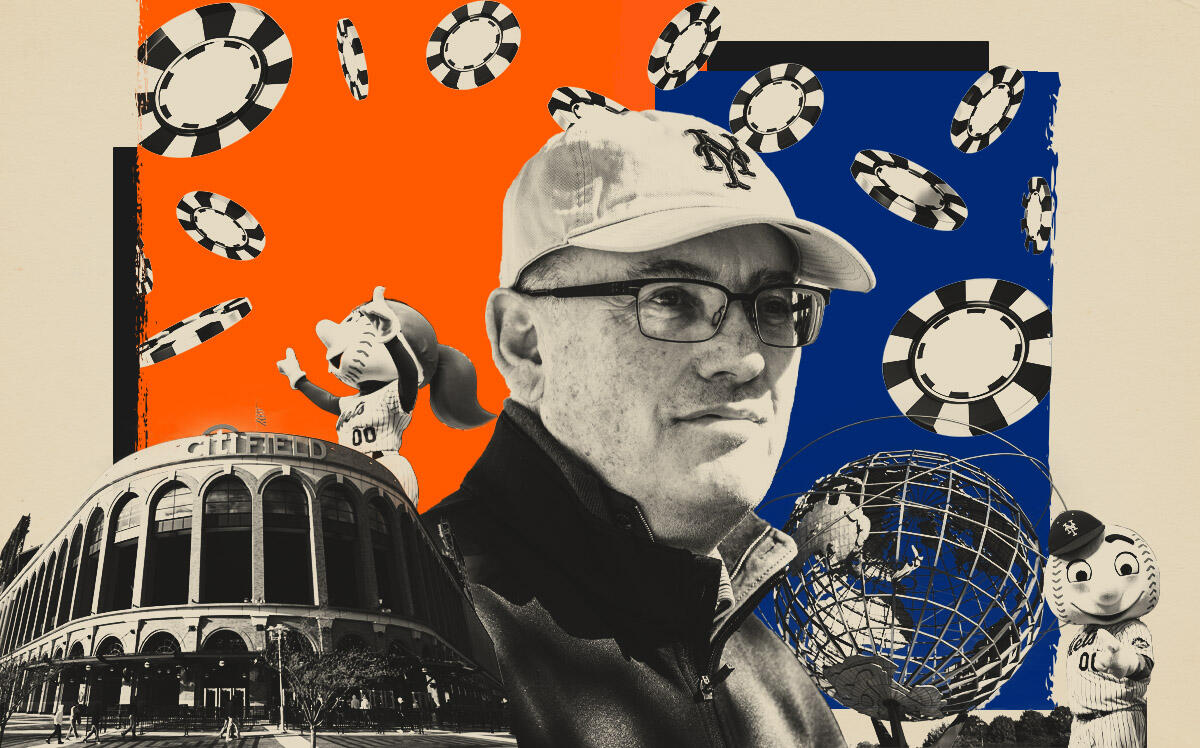 Mets Owner Steve Cohen (Illustration by Kevin Cifuentes for The Real Deal with Getty Images)