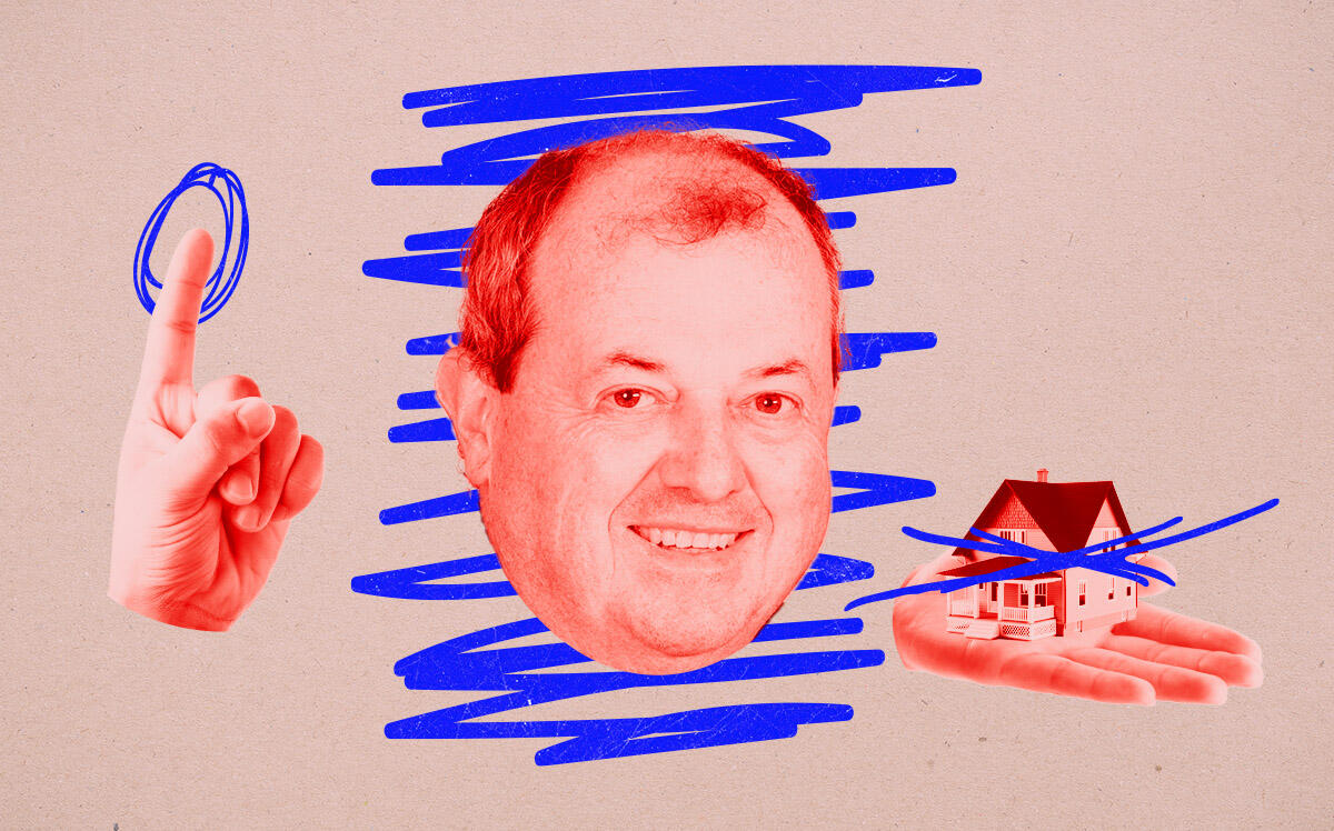 REBNY's James Whelan (Illustration by Kevin Cifuentes for The Real Deal with Getty Images, REBNY)