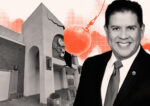 San Bernardino Mayor John Valdivia with Carousel Mall (City of San Bernardino, Google Maps, Getty)