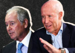 Blackstone’s Steve Schwarzman and Starwood Capital’s Barry Sternlicht (Illustration by The Real Deal with Getty)