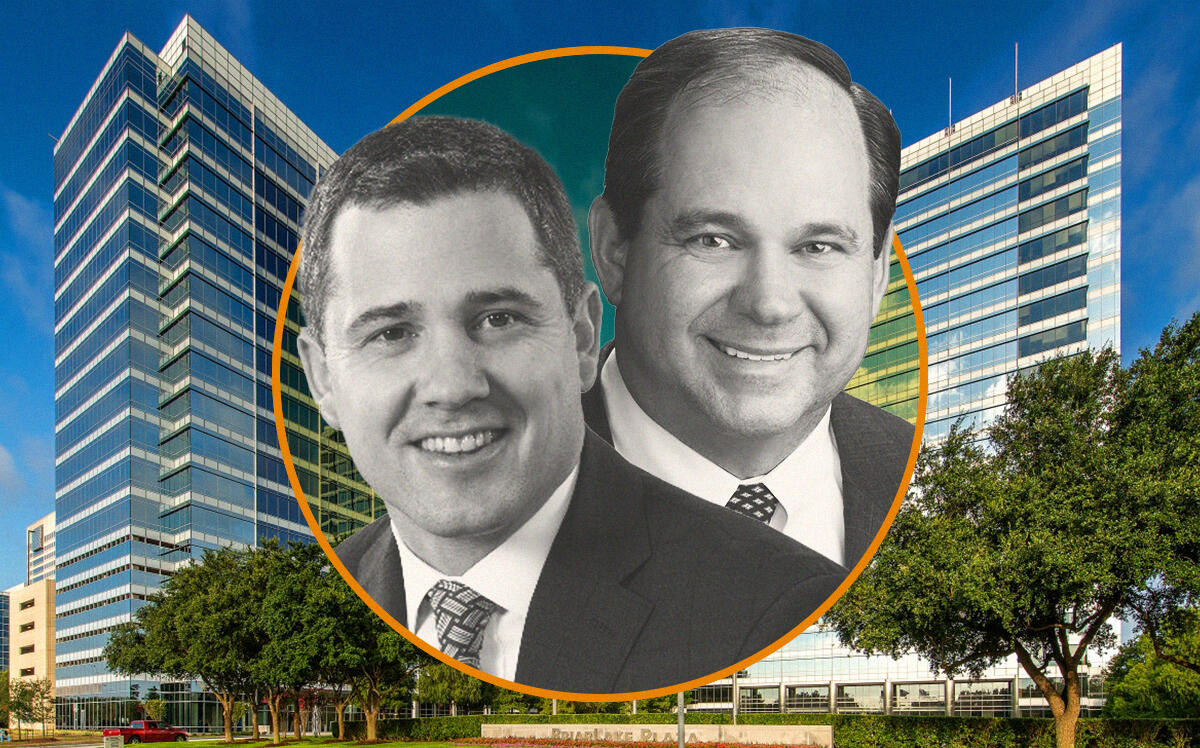 Cousins Properties' Colin Connolly and Apache's John Christmann IV with Briarlake Plaza (LinkedIn, Apache Corporation, Cousins Properties)