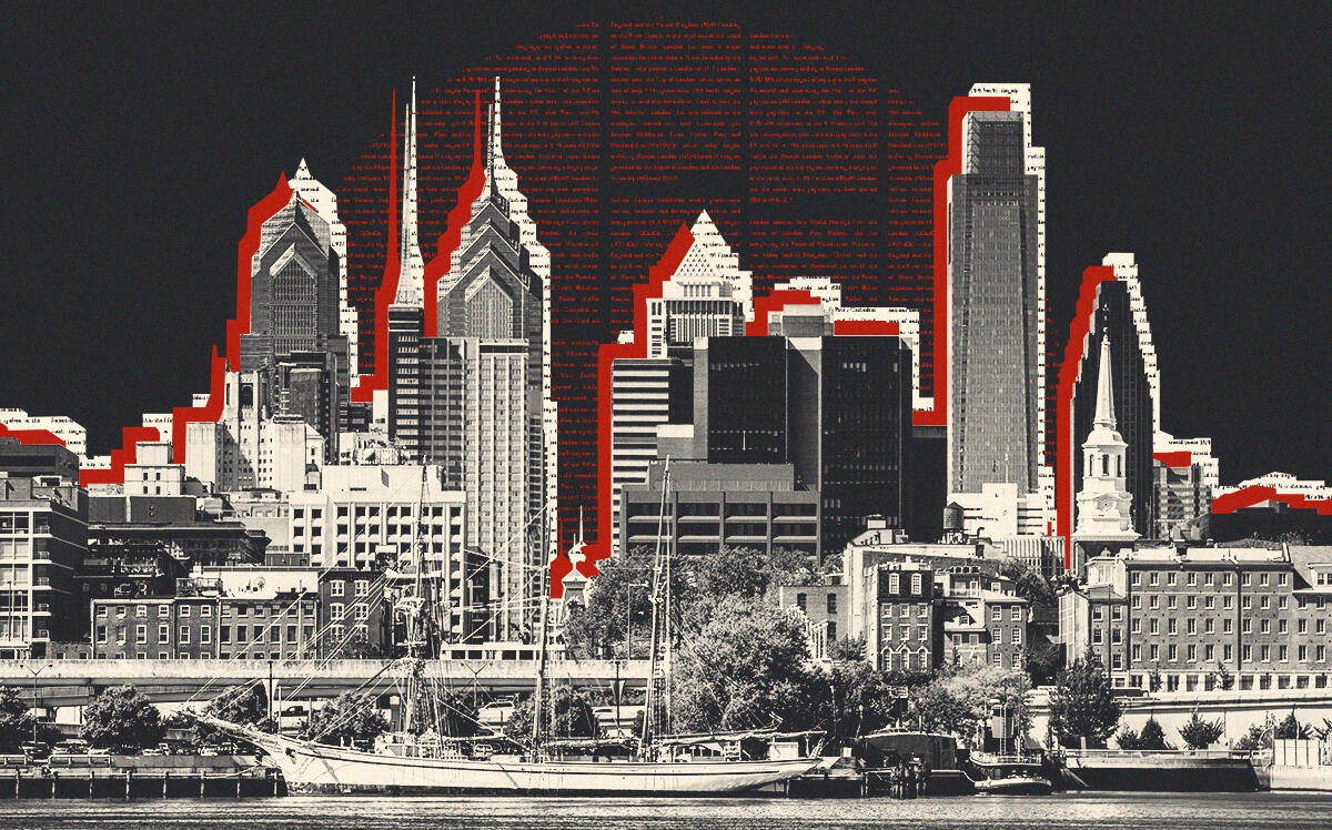 Philadelphia skyline (Illustration by The Real Deal with Getty)