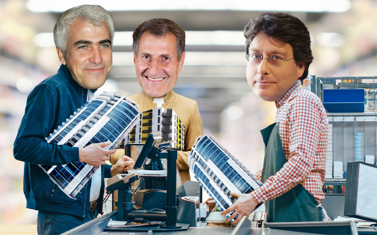 From left: CIM Group's Shaul Kuba, Avi Shemesh, and Richard Ressler (Photo Illustration by Steven Dilakian for The Real Deal with Getty, CIM Group, and LoopNet)