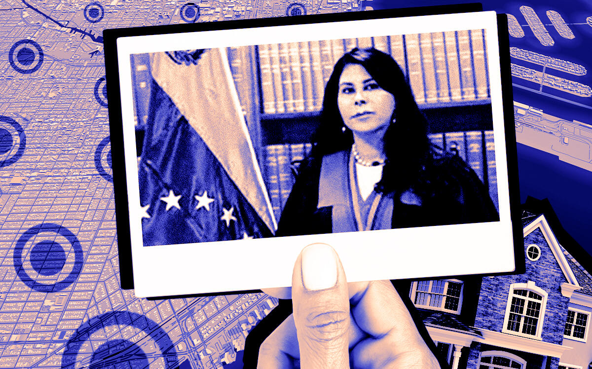 A photo illustration of Venezuelan ex-Supreme Court justice Carmen Porras (Getty, Supreme Court of Justice)