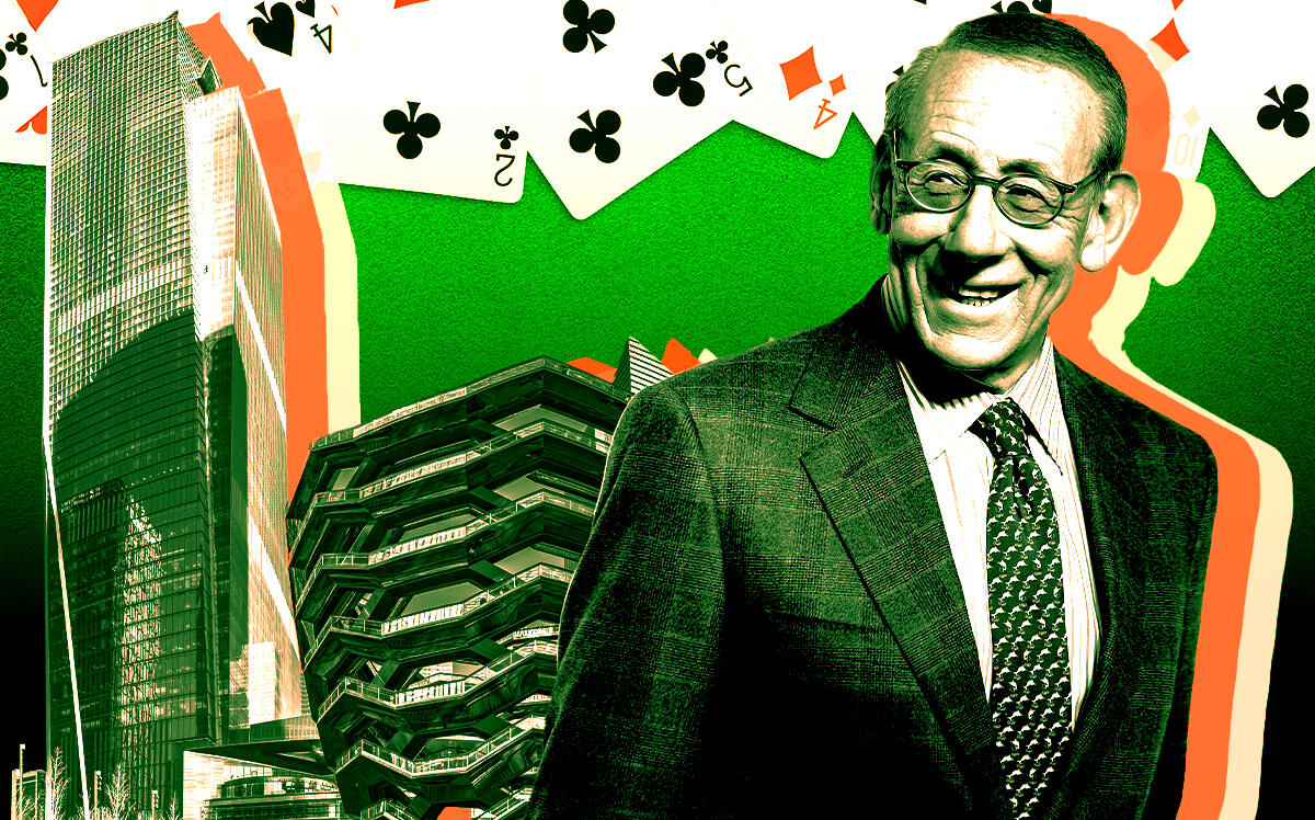 A photo illustration of Related Companies' Stephen Ross (Getty)