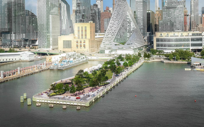 A rendering of Pier 97 (Credit: Hudson River Park Trust)