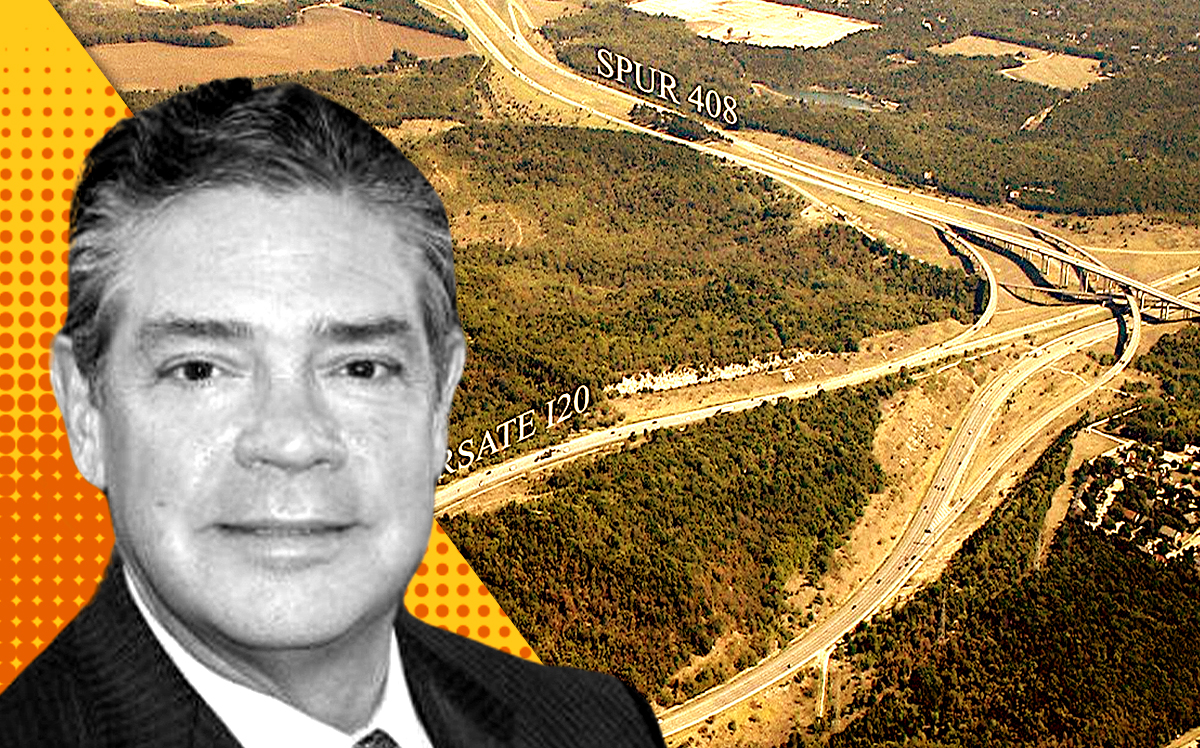 Cortland Group's John Napper with the corner of Interstate 20 and the 408