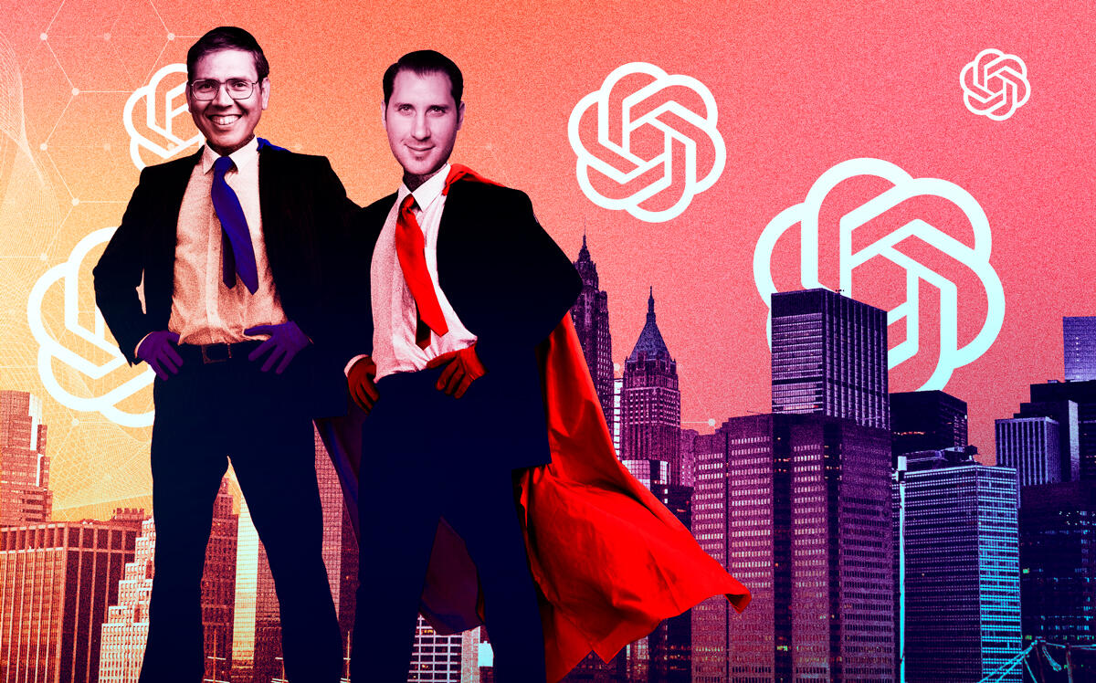 Photo illustration of Gparency’s Ira Zlotowitz and FI Real Estate Brokerage’s Filippo Incorvaia