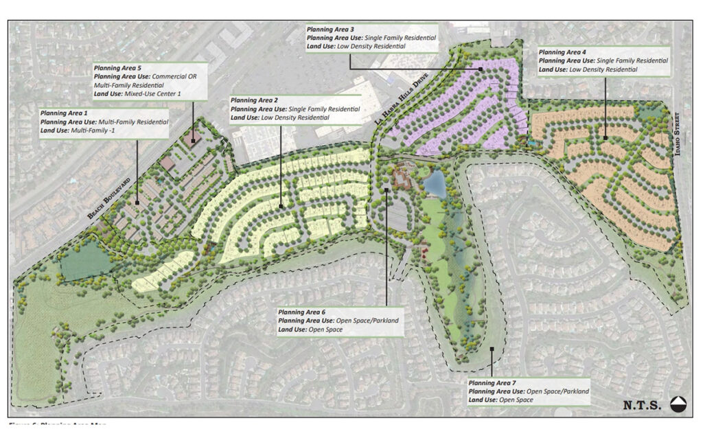 Initial plans for Westridge Golf Club, 1400 South La Habra Hills Drive