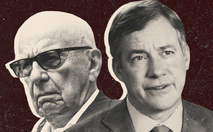 Rupert Murdoch and Andy Florance