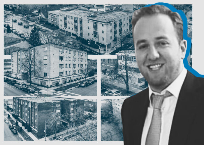 STAK's Sam Trachtman with 5300 block of North Damen Avenue and the others at 7250 North Western Avenue and 2559 West Bryn Mawr Avenue (LinkedIn, STAK Holdings)