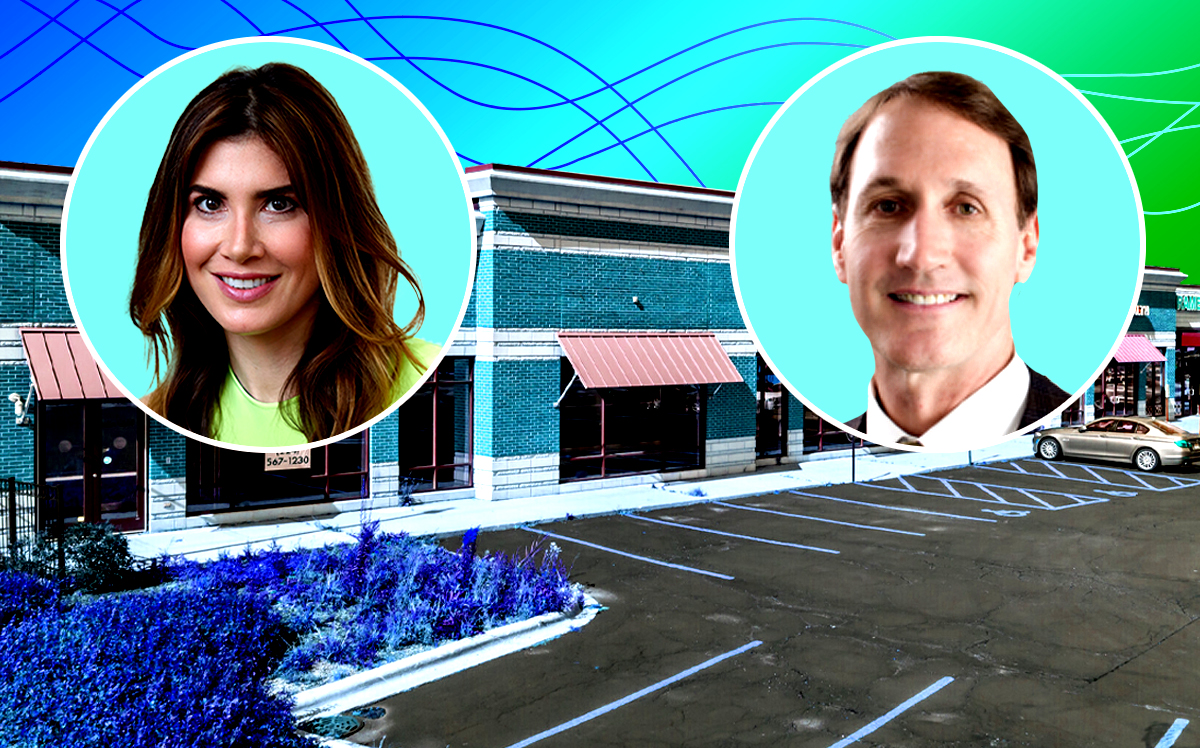 Seritage Growth Properties' Andrea Olshan and Fidelis Realty Partners' Alan Hassenflu with 2860 South Highland Avenue