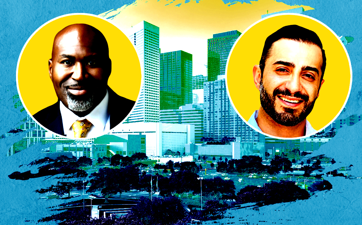 From left: President of the Houston Housing Authority's David A. Northern Sr and Urban Genesis' Matt Shafiezadeh