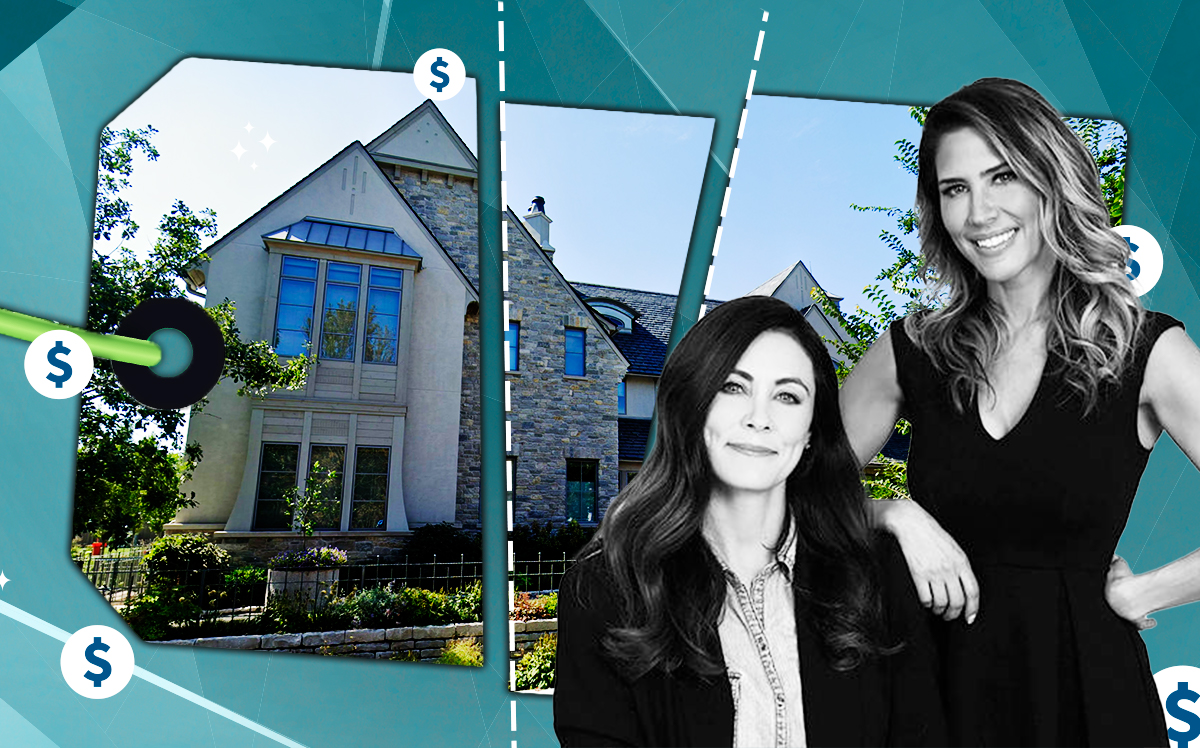 222 W Van Buren Ave, Naperville on a price tag cut into pieces with Katie Minott and Kim Marino of @properties Christie’s International Real Estate