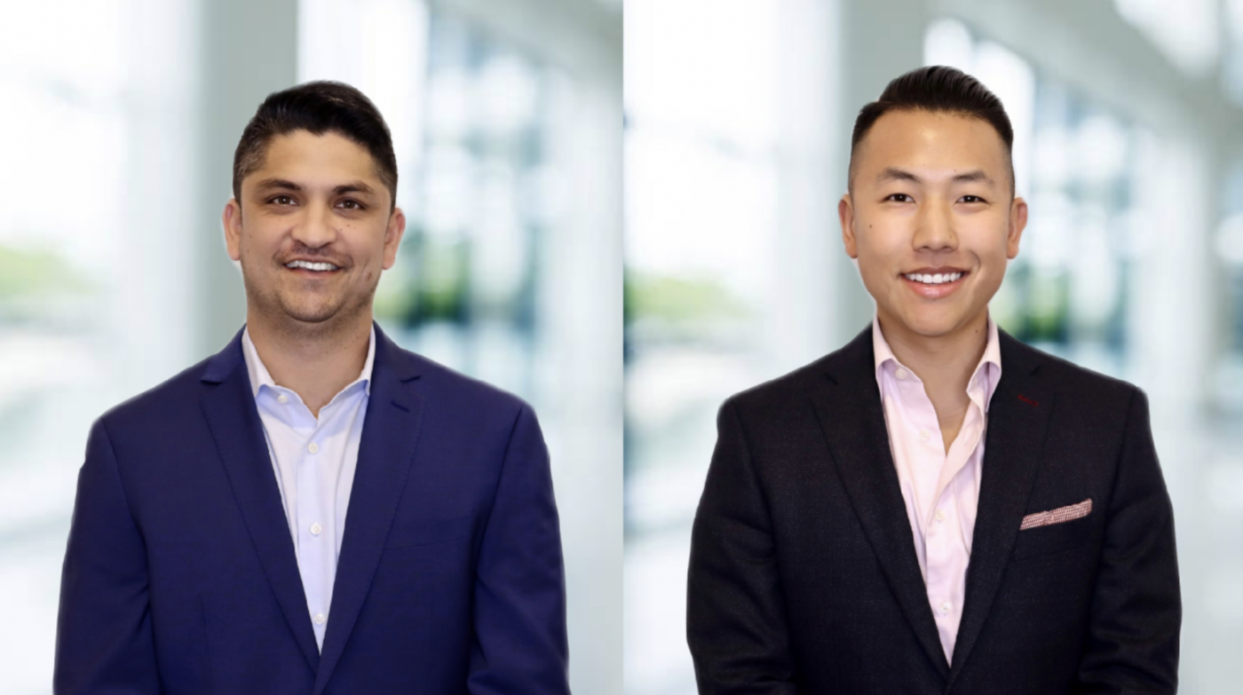 <p>Dustin Rosenberg and Jonathan Yoo, the founders of Convoy Home Loans</p>
