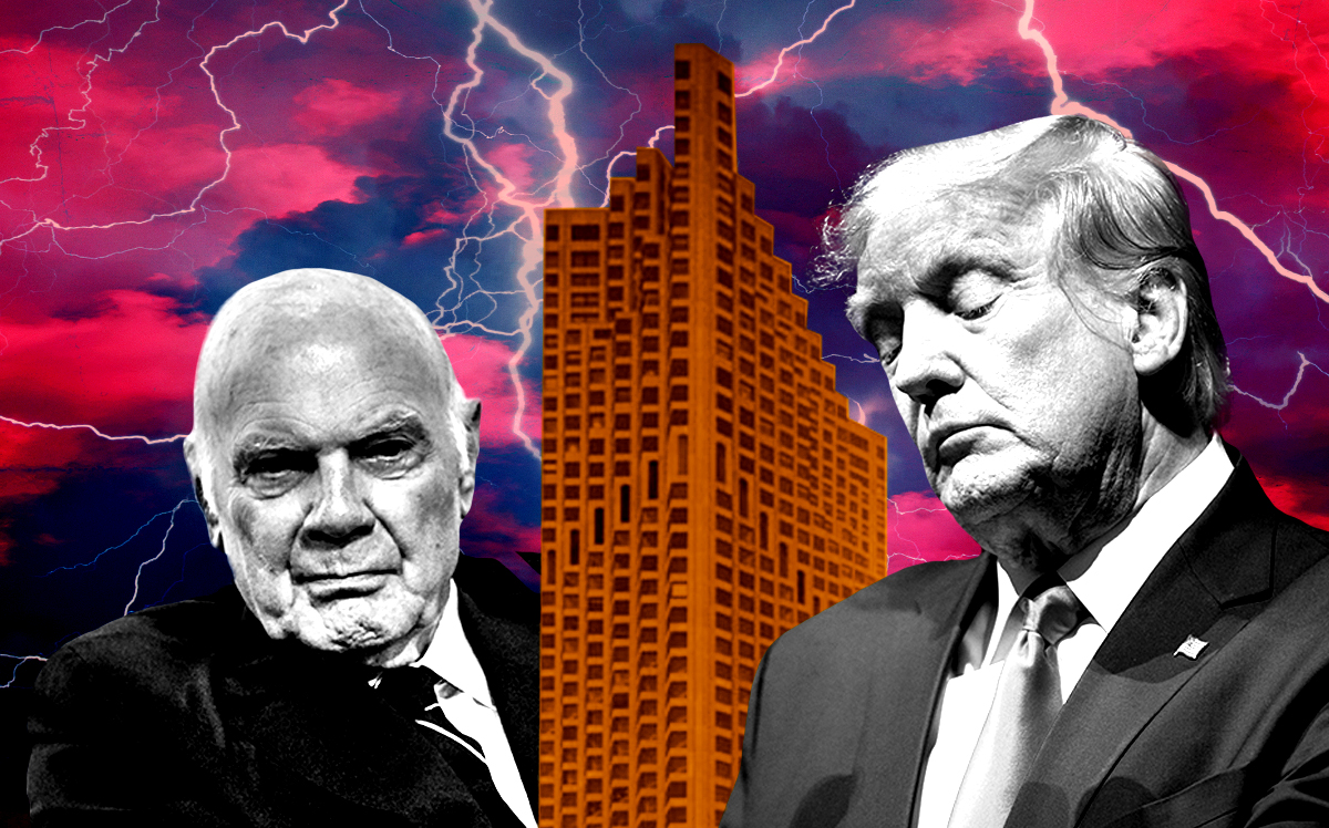 Vornado Realty Trust's Steven Roth and Donald Trump with 555 California Street