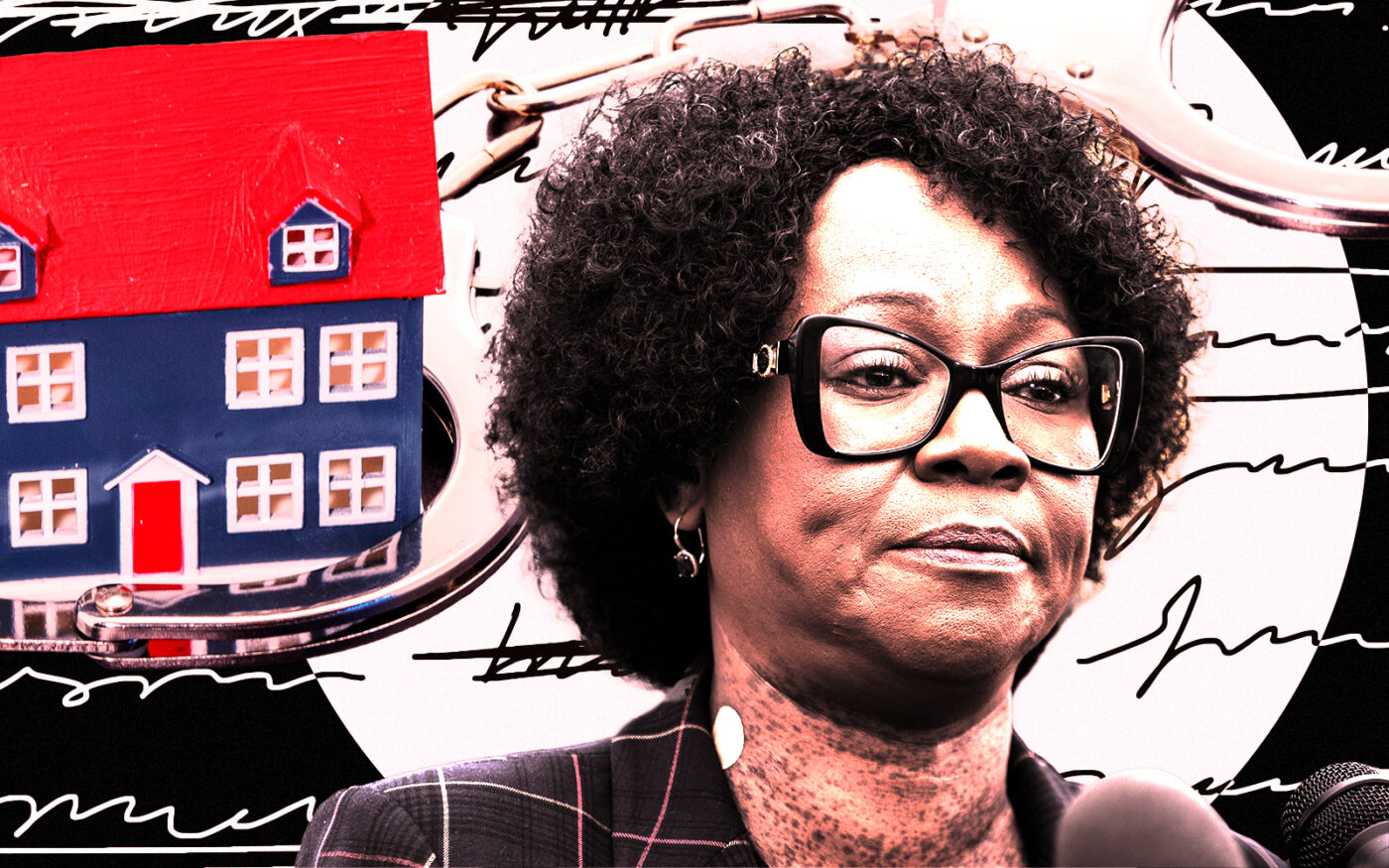 A photo illustration of Assemblymember Tina McKinnor (Getty)