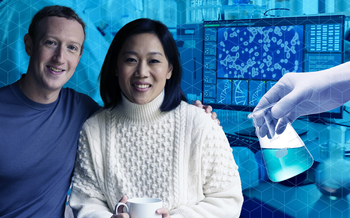 Mark Zuckerberg and Priscilla Chan (Chan Zuckerhberg Initiative, Getty)