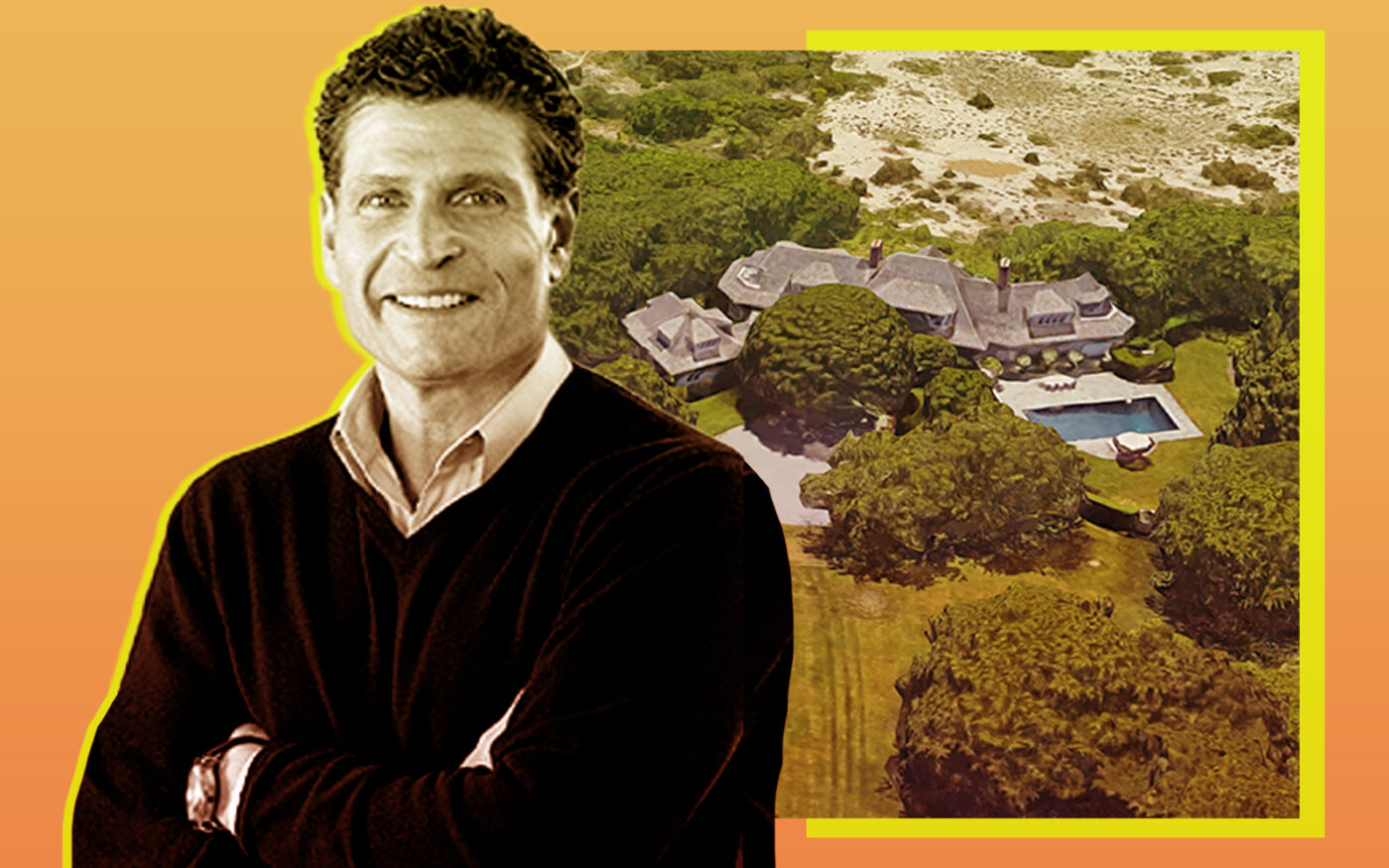 Peter Fine and the Hamptons estate