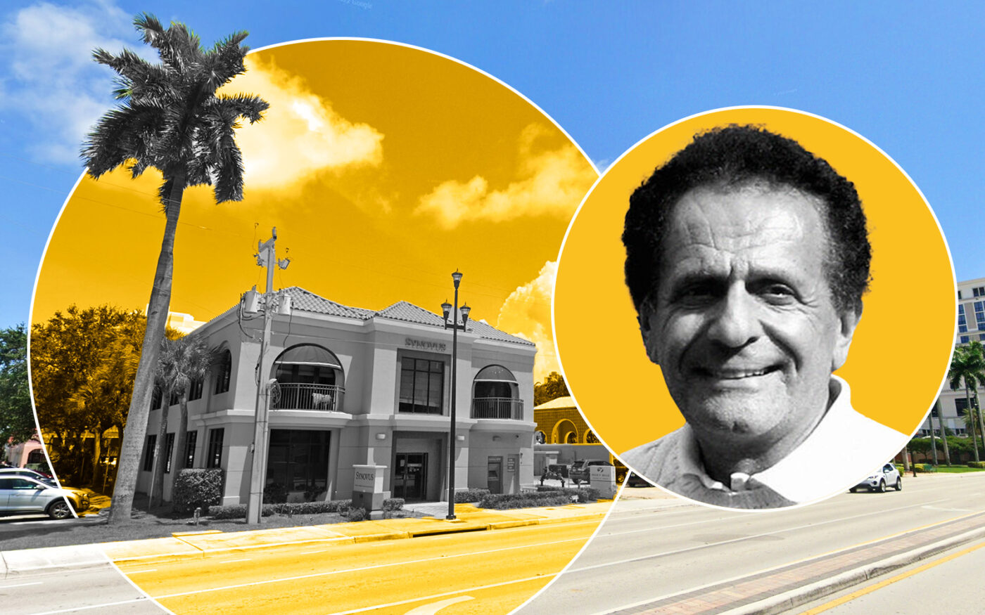 Investment Limited's James Batmasian and the property at 140 North Federal Highway in Boca Raton