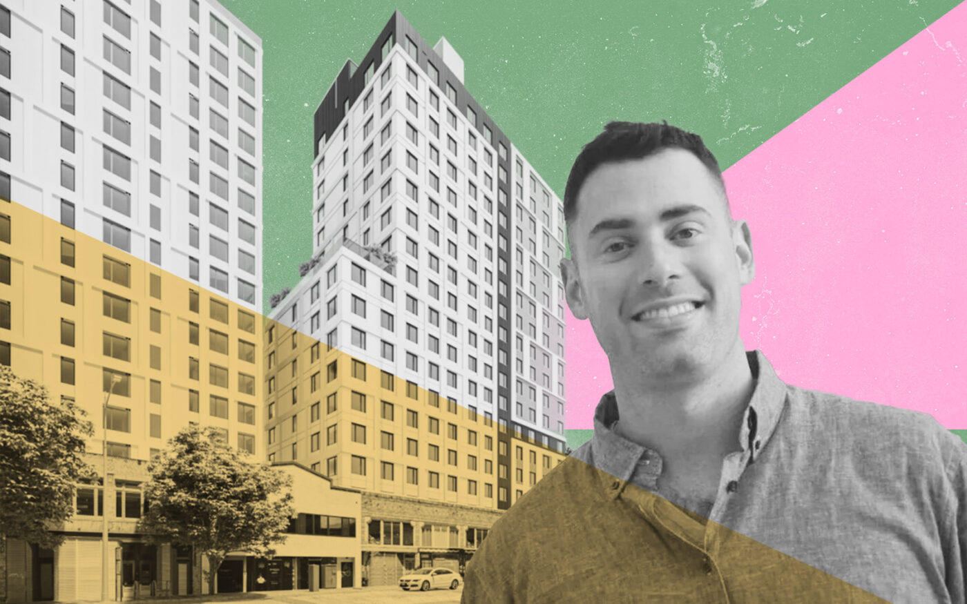 oWow's Danny Haber; former plans at 1523 Harrison Street (oWow Design, Getty)