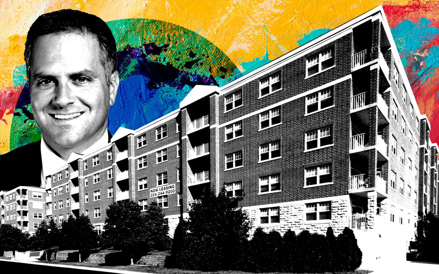 Waypoint Residential CEO Scott Lawlor; Two Itasca Place Apartments (Getty, Waypoint Residential, Google Maps)