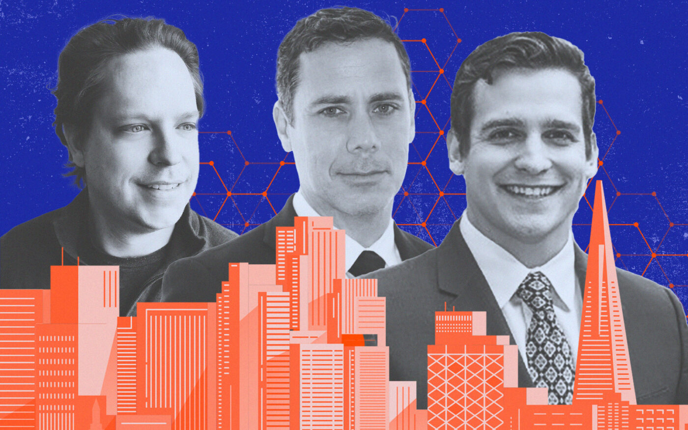 Colliers' Derek Daniels, JLL's Alexander Quinn and Avison Young's William O’Daly