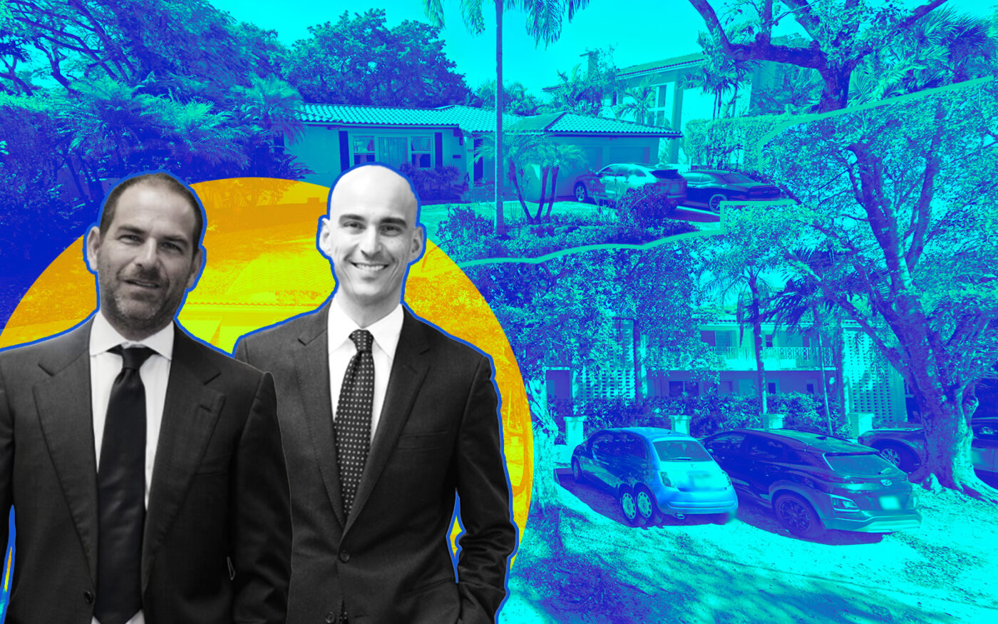 Calta Group’s founders Ignazio and Gaetano Caltagirone and Venetian Flats at 915 and 920 Palermo Avenue in Coral Gables