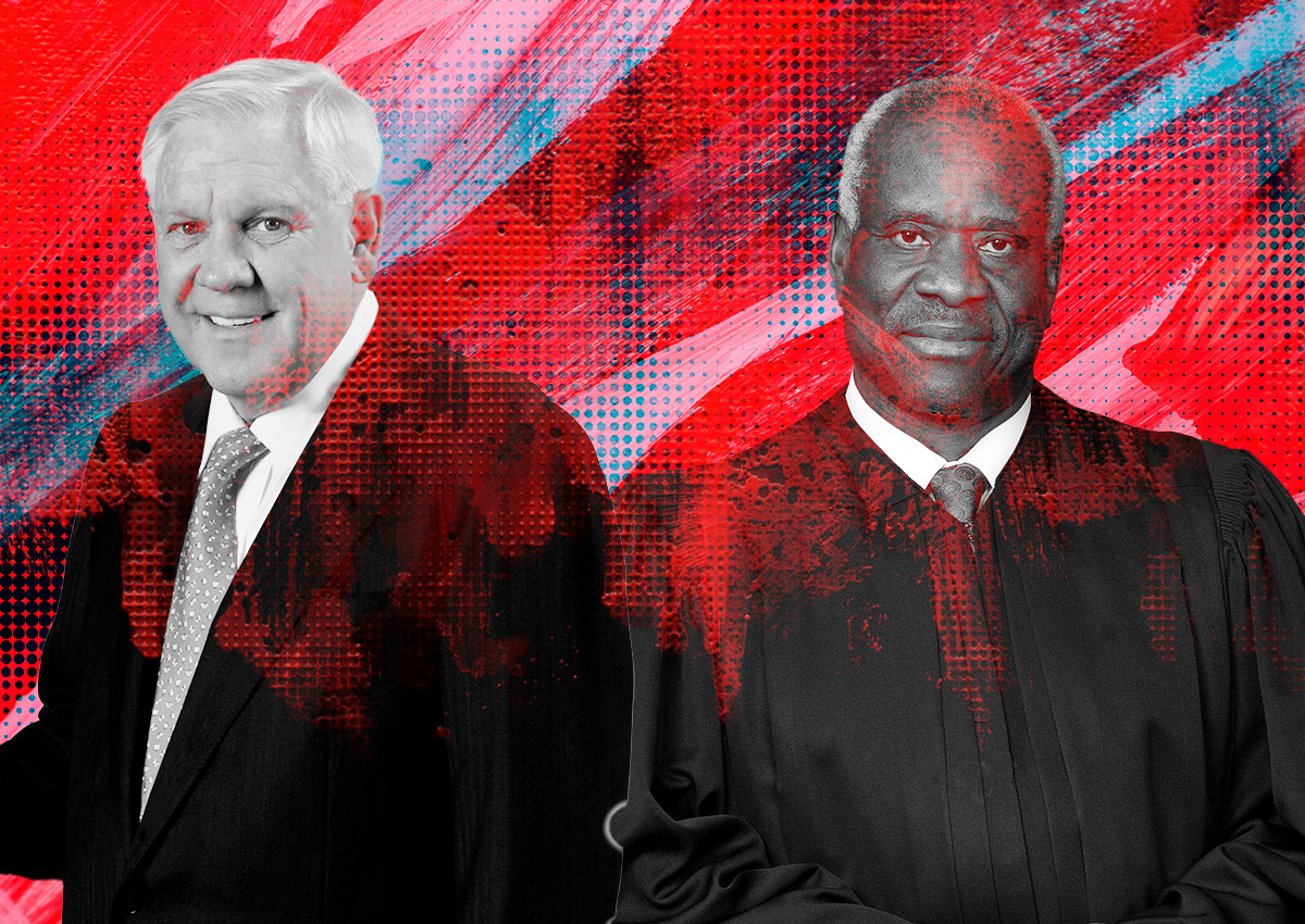 Harlan Crow and Justice Clarence Thomas