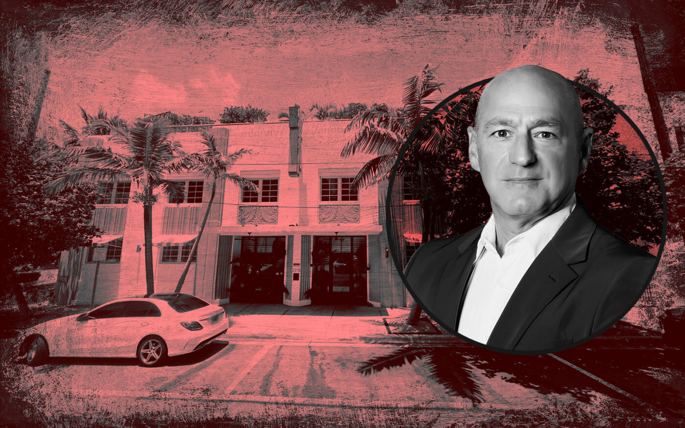 Raven Capital Management's Josh Green and the Kayak Miami Beach hotel at 2216 Park Avenue